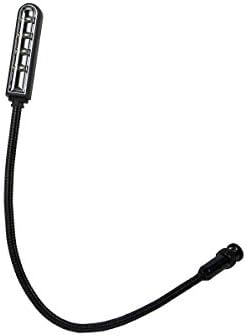 Monoprice Live Sound Mixer Light for BNC Port - Flexible, 4 LEDs, 10.6-Inch Gooseneck, 16-Inch, Black - Stage Right Series