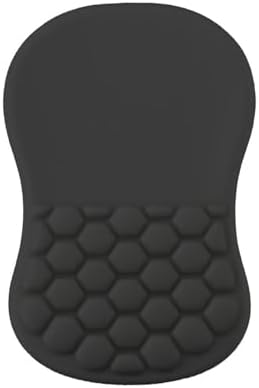 Ergonomic Mouse Pad Wrist Support, Wrist Rest Pain Relief Mousepad with Memory Foam&Non-Slip PU Base, Carpal Tunnel Pain Relief Mousepad Wrist Rest for Mouse Mouse Pads for Wireless Mouse & Desk