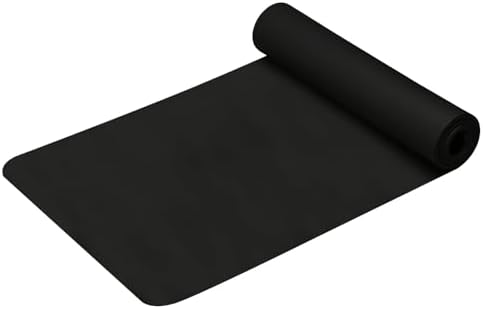 Non Slip Yoga Mat 1/5" Thick High Density Non Slip Anti-Tear Exercise Mat with Carrying Strap Hot Yoga Mat for Pilates, Workouts, Floor, Home Yoga, Stretching, Fitness, Gym