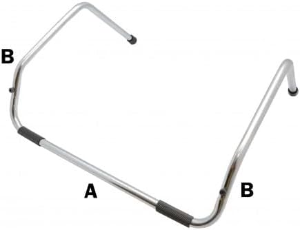 Syba Under The Desk Ergonomic Tilt Adjustable Foot Rest Metal Support with Massage Textured SY-ACC65065