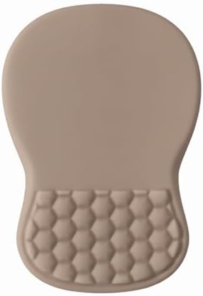 Ergonomic Mouse Pad with Wrist Support, Memory Foam Wrist Rest for Carpal Tunnel & Wrist Pain Relief, Non-Slip Rubber Base, Comfortable Gaming Mousepad for Computer, Laptop, Office & Home