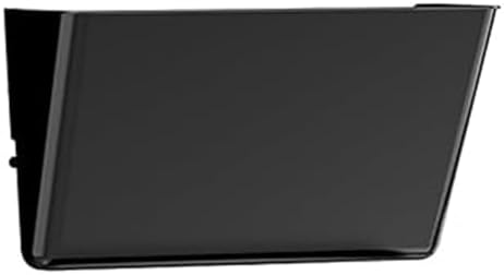 MINDEPOT 1 Pockets Acrylic Wall File Organizer, Wall File Holder Black