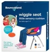 BouncyBand Wiggle Seat, Orange, 1-Pack – Small 10.75” D x 2.5” H