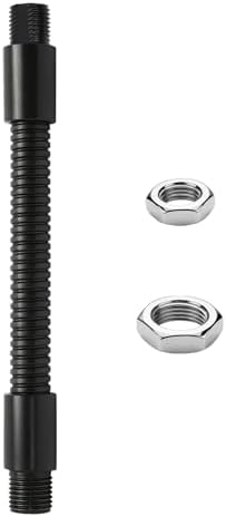 7.8" Gooseneck Tubing Flexible 5/16"×25/64" Male thread Alloy Metal Arm