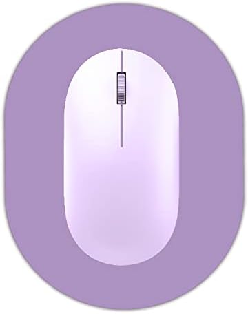 Small Mouse pad, Portable, Waterproof Non-Slip Rubber Bottom, Suitable for Wireless Mouse, Laptop Keyboard Tray for Both Men and Women, Office Travel Purple 5.5x7.5in