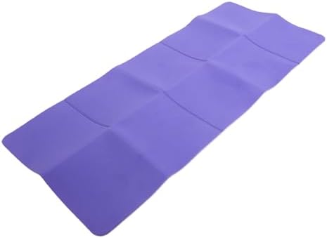 Foldable Fitness Mat, TPE Double Sided Anti Slip Workout Mat, Lightweight Portable Cushion for Yoga Dance Pilates Stretching At Home Office Travel Indoor Outdoor