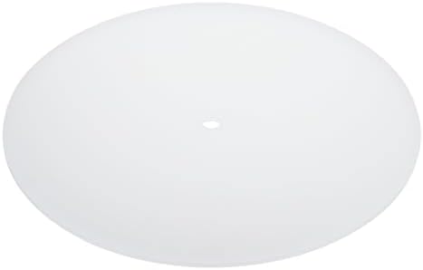 PATIKIL Lampshade Diffuser, 12.5" Diameter with 3/8" Center Hole Round Diffuser 2.7mm Thick for Drum Lampshades Pendants Light Fits 13-15" Openings, Translucent White
