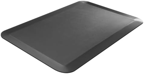 Desky Anti-Fatigue Rectangle Standing Mat Cushioned Ergonomic 85 x 75 cm Floor Mat for Sit Stand Desks, Non-Slip Beveled Edge Design, Reduces Fatigue & Pressure Office Home Workspace Comfort Mat
