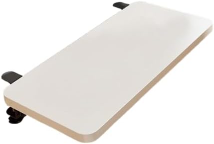 Desk Extension Board Wrist Support, Easy Installation, Table Mount, Clamp Type, Desk Extension Tray, Armrest, Extended Keyboard Tray, White