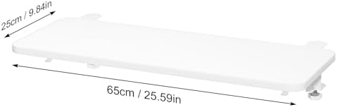 Keyboard Tray Desk Extender, Keyboard Holder with Adjustable C Clamp, 90 Degree Folding Mouse Computer Keyboard Platform Tray ﻿ White