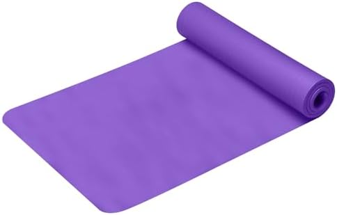 Yoga Mat Thick 1/5" Thick Non Slip Anti-Tear High Density Exercise Mat with Carrying Strap Large Yoga Mat for Floor, Gym, Fitness, Pilates, Stretching, Home Yoga, Workouts