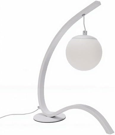 Bedside Lamp, Dimmable Nightstand Lamp Adjustable Desk with 3 Brightness Levels 3 Color Temperatures Anti Glare for Home Hotel Bedroom Reading (White)