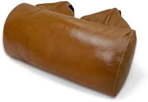 BOWERBIRD Genuine Leather Recliner Head Pillow-Head and Neck Pillow-Headrest Cushion for Neck Pain Relief and Cervical Support