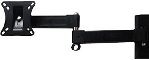 VideoSecu TV Wall Mount Long Articulating LCD LED UHD TV Monitor Flat Panel Mount for Most 26" 27" 30" 32" 39" 40" VESA 75mm/100 mm ML513B CG5