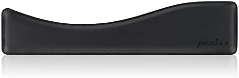 Perixx PERIPRO-512 Ergonomic Keyboard Wrist Rest - Gel Cushion Support - Compatible with Various Ergo Keyboard - Dimension 17.32x3.94x1.30 inches - Black