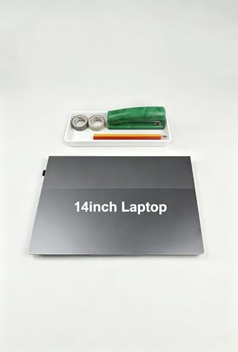 Amazon Basics Rectangular Plastic Desk Organizer, Half Accessory Tray for Office Supplies and Workspace Organization, 9.4" x 3.3" x 1", White (Pack of 2)