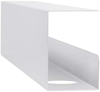 Monoprice Under Desk Cable Tray - Steel with Power Supply and Wire Management - Workstream Collection White