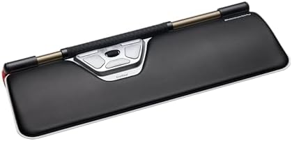 Contour RollerMouse Red Ergonomic Mouse for Shoulder Forearm Wrist Strain Relief for RSI Carpal Tunnel Centered Rollerbar 6 Customizable Buttons 10 Speed Settings Mac/PC Compatible - Wireless - Plus