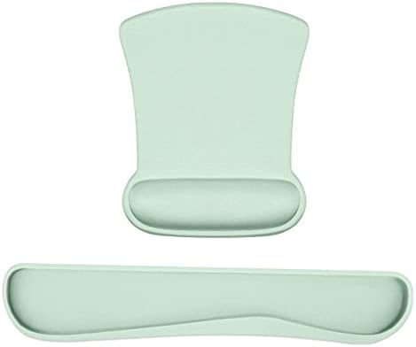 Ergonomic Keyboard Wrist Rest Memory Foam and Soft Gel Mouse Pad