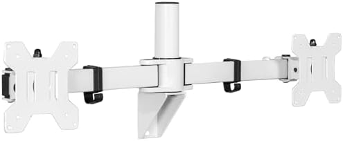 VIVO White Dual Monitor Wall Mount for 21-32 in Screens, MOUNT-TS32W