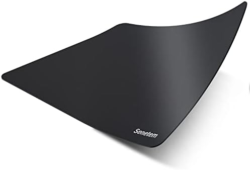 Senetem 4-Pack Mouse Pad, Smooth Gaming Mousepad, Non-Slip Black
