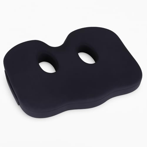 Sit Bone Memory Foam Cushion | Pressure Relief Pad for Hamstring and Ischial Tuberosities | Comfort in Desk Chair or Car Seat