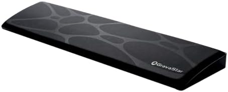 GravaStar 60% Keyboard Wrist Rest Pad, 32.7 * 72.5 * 20mm / 12.9 * 2.85 * 0.79 inch, Compatible Mercury V60 Series and Other 60% Keyboards - Black