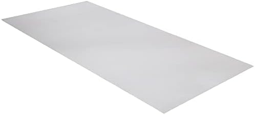 RESILIA Work Bench Mat - 23.5" X 47.5" X 0.06" Scratch-Resistant PVC Mats - Protect Your Workbench, Table, or Tool Station from Painting, Woodworking, Crafting, Building, & More, Clear, Made in USA