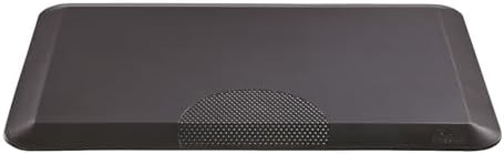 Safco Anti-Fatigue Mat, 20" x 30", Reduces Fatigue, Increases Comfort, Durable Self-Skinning Polyurethane for Home & Office, Black