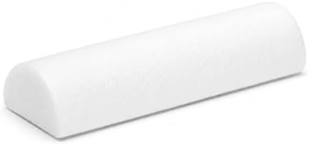 Firm White PE Foam Roller (12" Half Round)