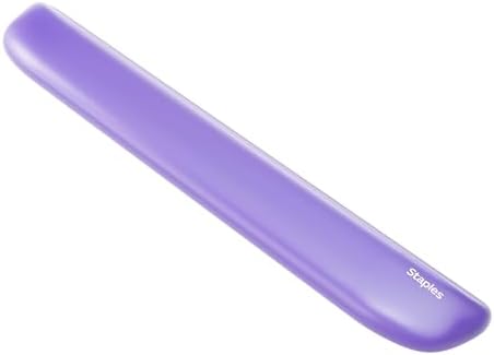 Staples TECH Gel Keyboard Wrist Rest, Non-Slip, Purple Crystal