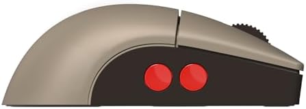 8BitDo Retro R8 Mouse with Charging Dock, PAW 3395 Optical Sensor DPI 26,000, Wireless Mouse with 4K Polling Rate, Programmable Buttons, and HUANO Micro Switches - C64 Edition