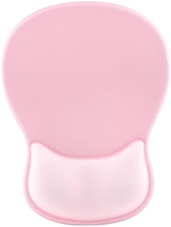 Ergonomic Mouse Pad with Wrist Rest - Gel Wrist Support Mousepad with Non-Slip PU Base for Computer, Laptop, Office & Home