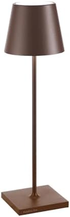 Zafferano, Poldina Pro, Rechargeable Cordless Lamp, Rust