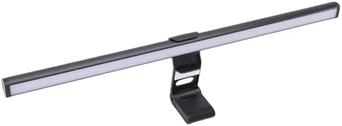 RGB CCT Dual Sided Computer Screen Light Bar, Eye Care USB Reading LED Task Lamp with 3 Color Temperature and RGB Ambient Backlight for Monitor, Adjustable Brightness Clamp On