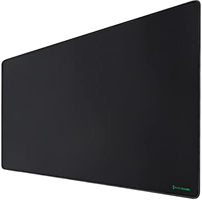 Black Shark Gaming Mouse Pad Desk Mat 47.2” x 23.6”, Oversized Large Mouse Pad, Non-Slip Mousepad, Super-Thick with Special-Textured Surface, Anti-Fray Stitched Edges, Desk Pad Manta P4