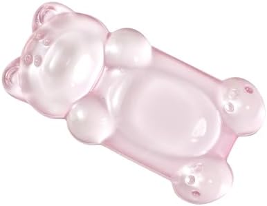 Ergonomic Gel Mouse Wrist Rest –Pink Clear Cute Bear Mouse Wrist Rest
