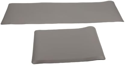 High Strength PVC Anti Fatigue Mat, Non Slip Water Proof Kitchen Mat, Standing Desk with Beveled Edges, Ideal for Office, (Type 1)