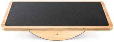 StrongTek Wooden Balance Board, Basic Rocker or Advanced 360° Wobble