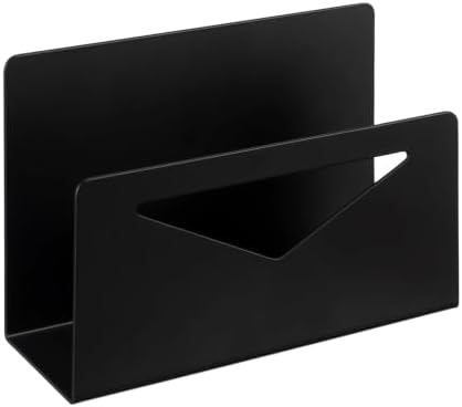 Hicarer Metal Mail Holder Organizer for Desk Black Letter and Envelope Rack