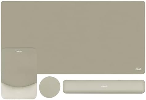 MOSISO Keyboard Mouse Pad Set, Large Gaming Mouse Pad&Keyboard Wrist Rest