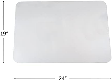 Artistic Krystal View Plastic Desk Pad, 19" L x 24" W, Clear (60-4-0M)