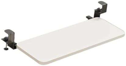 Desk Extend Tray Shelf Board Ergonomic Table Mount Portable Home Office Wrist Support Arm Rest Expansion Keyboard Platform- 50cmx20cmx1.2cm
