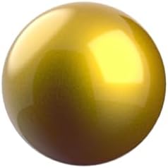 SANWA 34mm/1.34in Trackball, Replacement Ball for Logitech m575, m570, MX Ergo, Perixx, Kensington, Elecom, and Other Compatible Trackball Mouse, Glossy Yellow