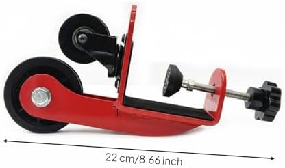 Menolana Desktop Arm Wrist Pulley Machine Forearm Exerciser Arm Workout Mounted Clamp System Quiet suitable for home shared breaks, Red