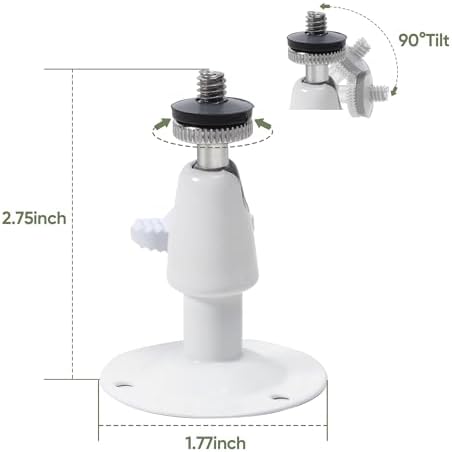 bonoch Adjustable Baby Monitor Wall Mount, Compatible Baby Camera Adjustable Metal Holder Stand (Not for Monitor, Cam Not Include)