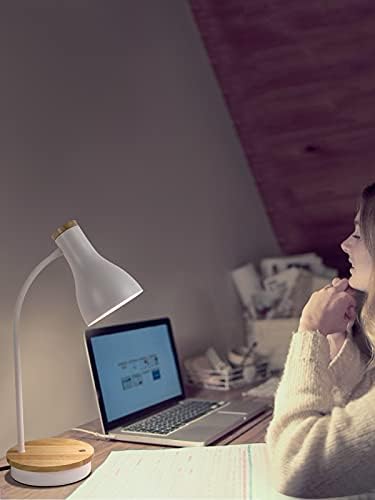 LALISU Metal Desk Lamp Wireless Charging Table Lamp Touch Reading Lights