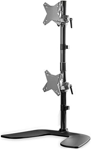 StarTech Vertical Dual Monitor Stand up to 27in, 17.6lb/8kg (ARMDUOVS)