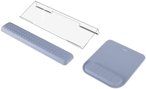 MOSISO Keyboard Stand&Wrist Rest Support for Keyboard &Mouse Pad Set