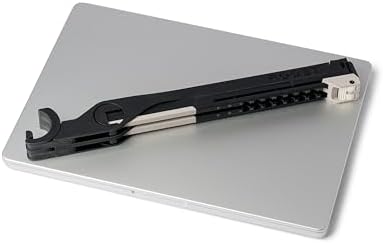 Roost V3 Plus - Ultra Portable and Adjustable Laptop Stand - Quick-Release Height Adjustment, 5 to 14 inch Screen Lift, Patented Rigid Folding Structure and Self-Adjustings Laptop Grips | Onyx Color
